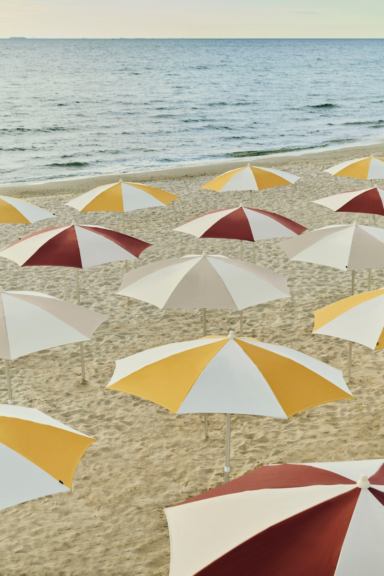 Terrazza Octagon parasol, Ø200 cm - Off-white/Burgundy